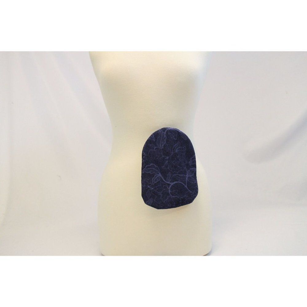 Mini Drainable OR Closed 1 3/4" Flannel Ostomy Bag Cover Stoma Colostomy Pouch
